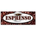 Signmission Safety Sign, 36 in Height, Vinyl, 14 in Length, Espresso D-36 Espresso